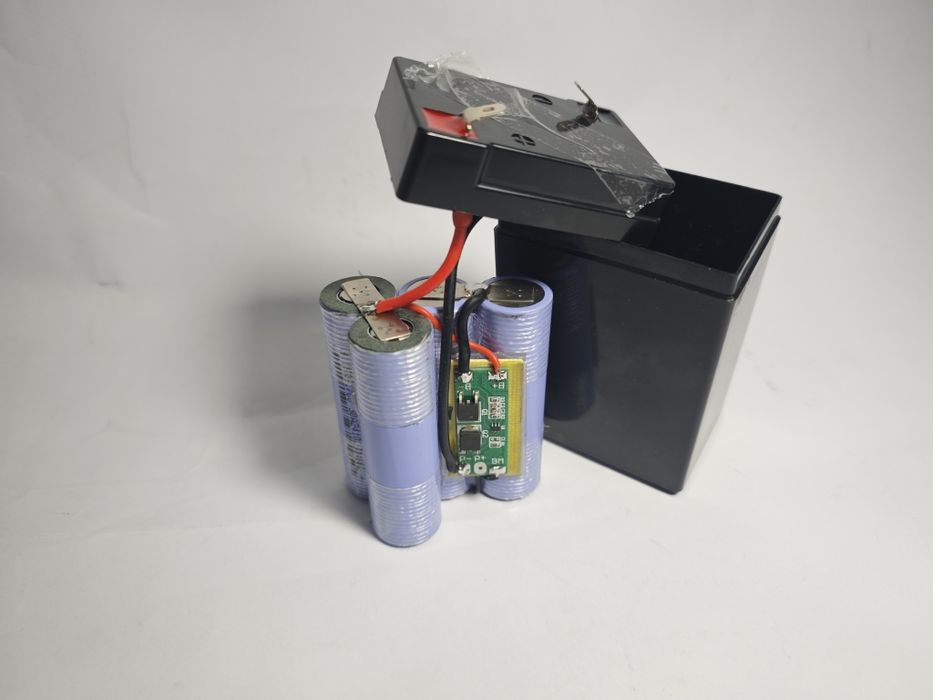 LiFePO4 аккумулятор 6,4V 6Ah с BMS в заводском корпусе 6В 4Ач