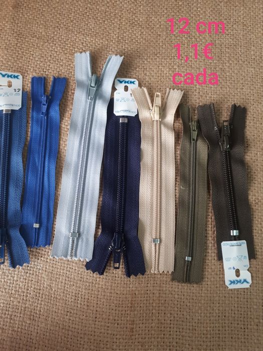 Fechos de vários tamanhos ver fotos