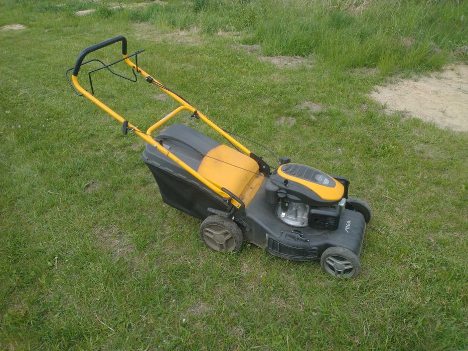 kosiarka spalinowa stiga,silnik honda,naped kosz mulczer wyrzut boczny