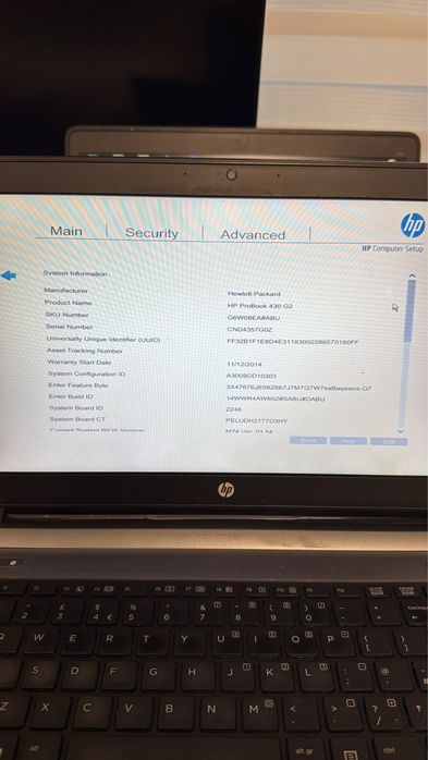 Laptop HP 8GB RAM