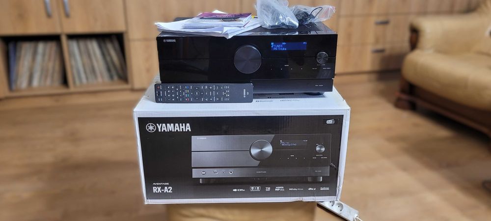 Yamaha RX-A2AAventage amplituner 7.2 8K DAtm Spotify gwarancja do 2029