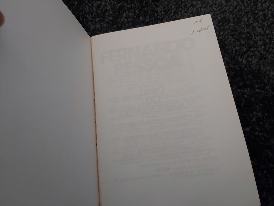 Livro do desassossego  - Fernando Pessoa  - 1a primeira edição Ática