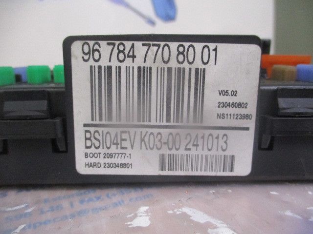 Caixa fusíveis / SAM / BSI CITROËN Berlingo Van (B9)