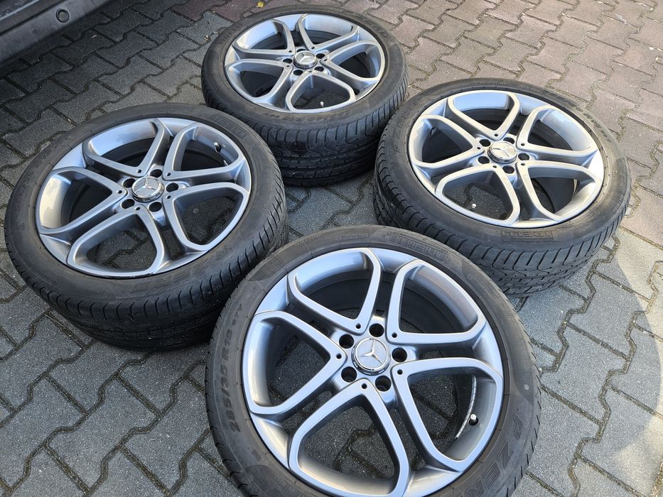 Oryginalne Felgi Aluminiowe 18" Mercedes W212  2xET34.5 2xET48 5x112