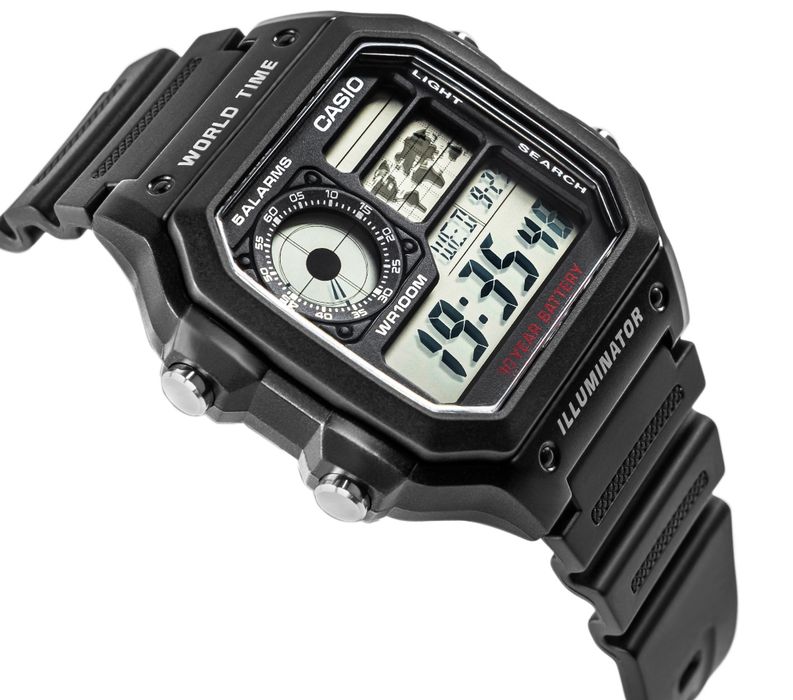 zegarek męski casio ae-1200wh-1avef