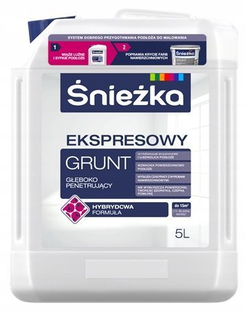śnieżka grunt głęboko penetrujący 5l ekspresowy
