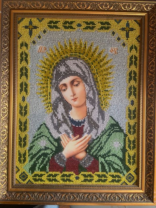 Икона вышитая бисером