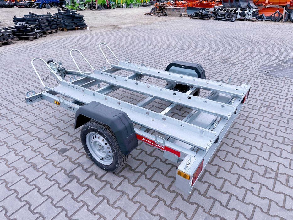TEMARED MOTO 3 Premium DMC 750 kg na 3 motocykle bez podłogi