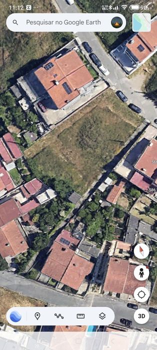 Terreno Alfena vista desafogada até zona marítima