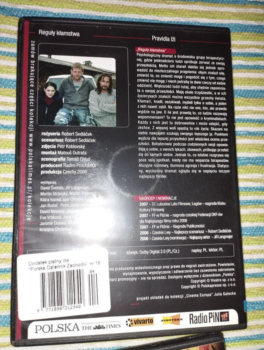 Płyty Dvd wyznania gejszy, rekrut, 12 małp, reguły kłamstwa