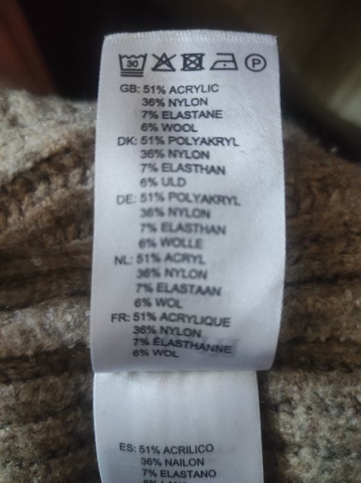 Платье-свитер из толстой пряжи