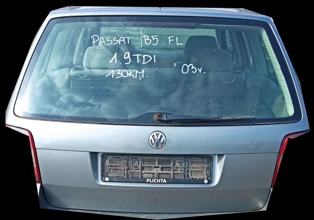 VW PASSAT B5 FL KOMBI KLAPA BAGAŻNIKA
