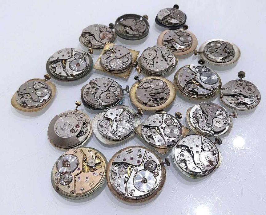 Cauny Vintage Lote com 20 movimentos relógios de Homem