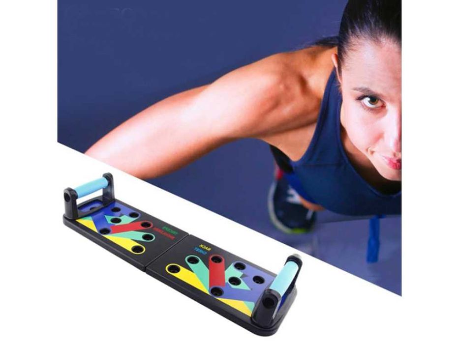 Deska do ćwiczeń push up 14w1 uchwyty antypoślizgowe