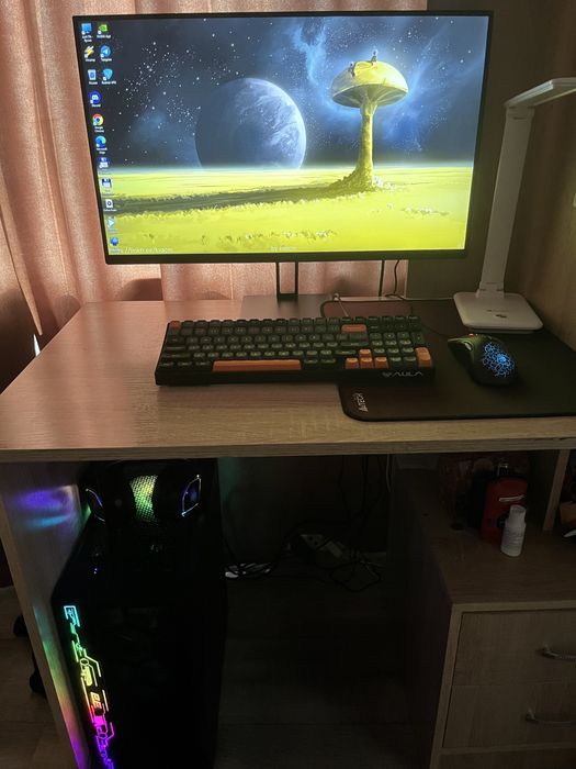 Повний ігровий сетап Ryzen 5 5500 + RTX 5050 8GB + 16GB  RAM