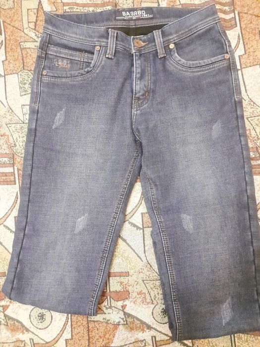 Тёплые мужские джинсы.