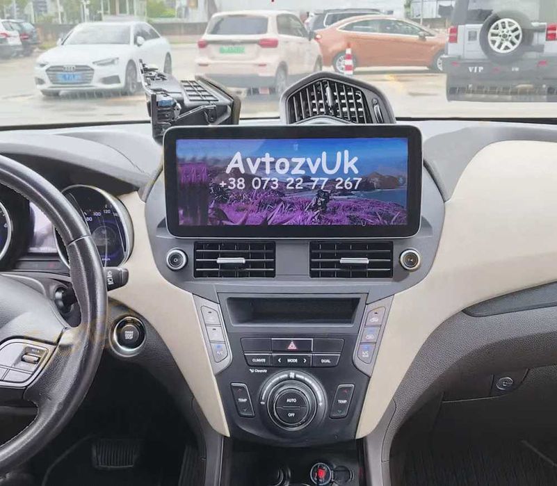 Магнитола HYUNDAI Santa Fe IX 45 GPS Tesla USB ix45 CarPlay Android 16