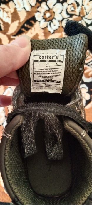 Демісезонні ботиночки фірми carter's