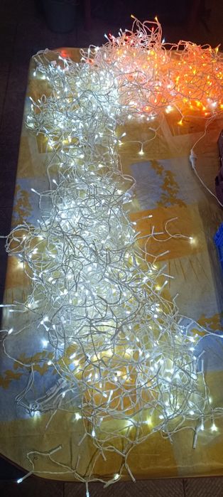 Conjunto de luzes de natal led, muitos conjuntos