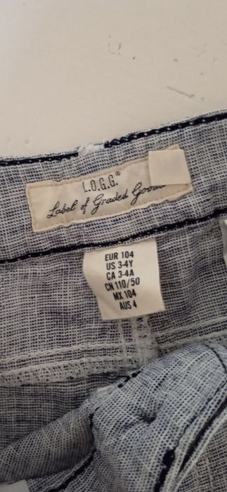 Spodenki rozm 104 h&m 4 szt