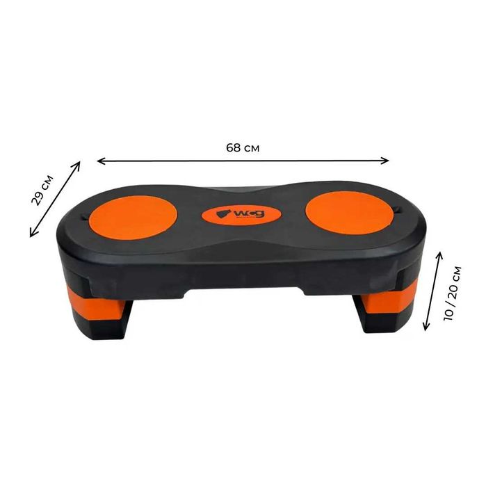 Степ-платформа WCG AerobicStep 3-ступінчаста (овальна)