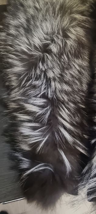 Большой воротник из чернобурки