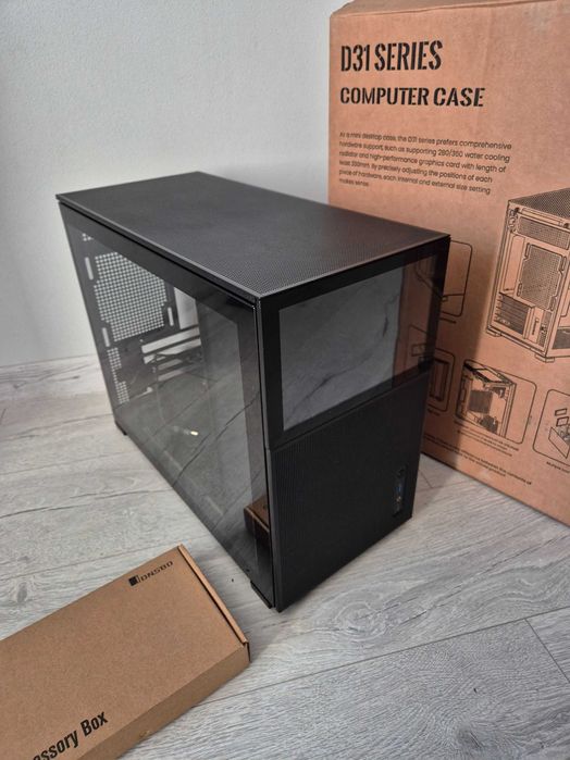 mATX корпус з монітором і топ продувом Ціна\якість. Jonsbo D31 Mesh SC