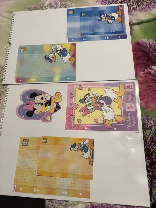 Karteczki do segregatora (kolekcjonerskie) Kaczor Donald.