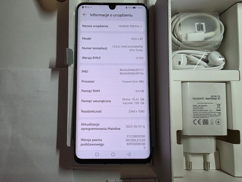 Huawei P30 pro 6x128g plus etui i karta pamięci 128g