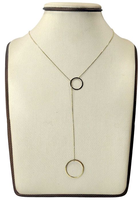 Delikatny złoty łańcuszek celebrytka 1,87G 585