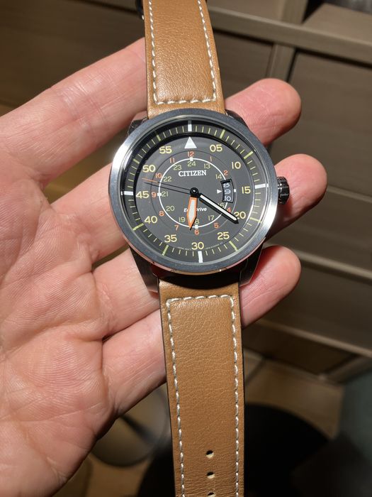 Citizen Eco Drive Pilot Military Watch Solar jak NOWY.