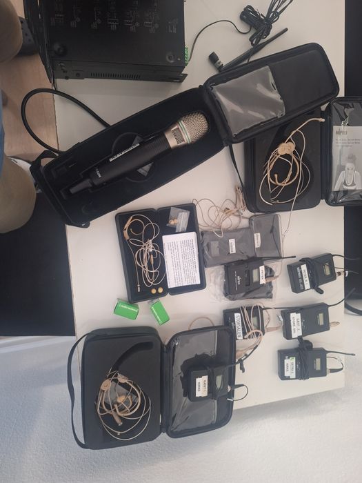 zestaw  naglosnienia + 6 nadajnikow mipro  2 x  Apart ,Mipro , Oticon