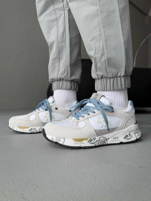 Кросівки Premiata Uomo Mase Gray/White premium