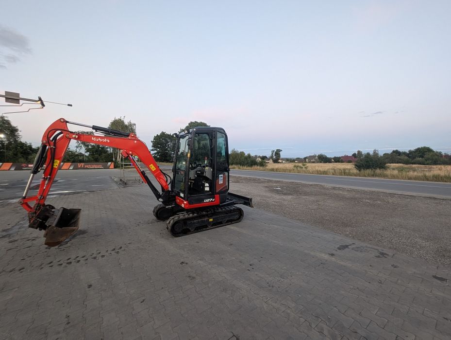 Міні екскаватор Kubota U27-4 2020 р. 15,5 кВт. 2490 м/г.