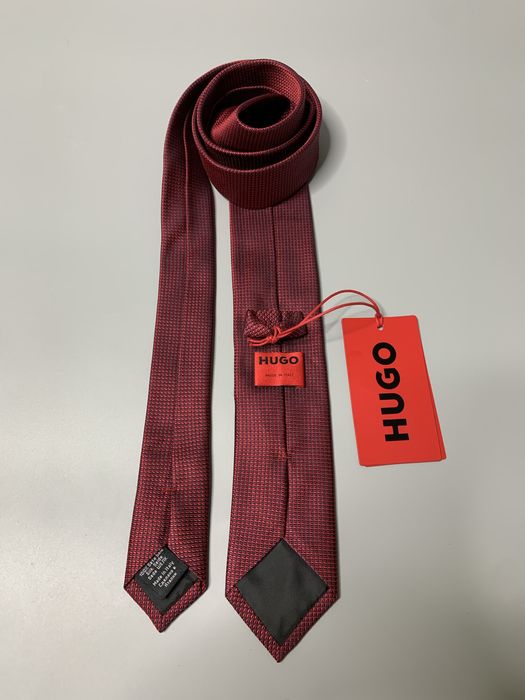 Мужской галстук hugo boss silk blend