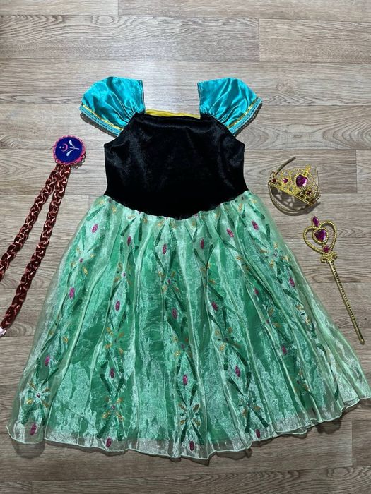 Платье принцесса анна холодное сердце 4-5-6 лет