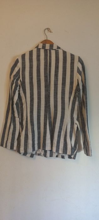 Blazer às riscas da Bershka
