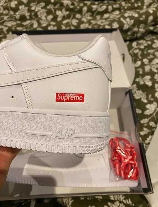 Promocja NIKE AIR FORCE 1 Supreme Biały AF1 R.43