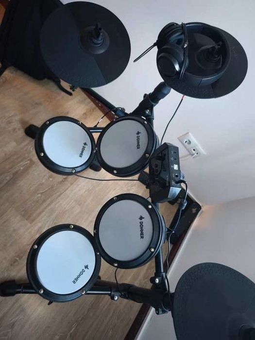 Kit bateria eletrica para iniciantes Donner Ded-80