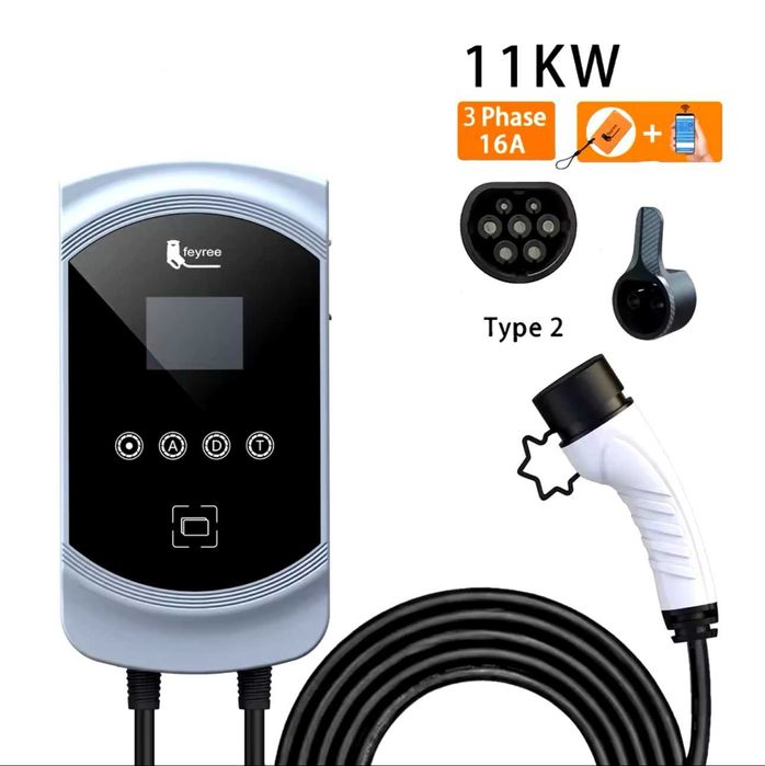 Wallbox Carregador 11 kw - 16 A - C/ APP - Elétricos Híbridos