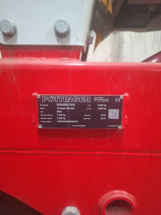 Siewnik Pottinger Terrasem R3 Artis typ 8504 rok 2015