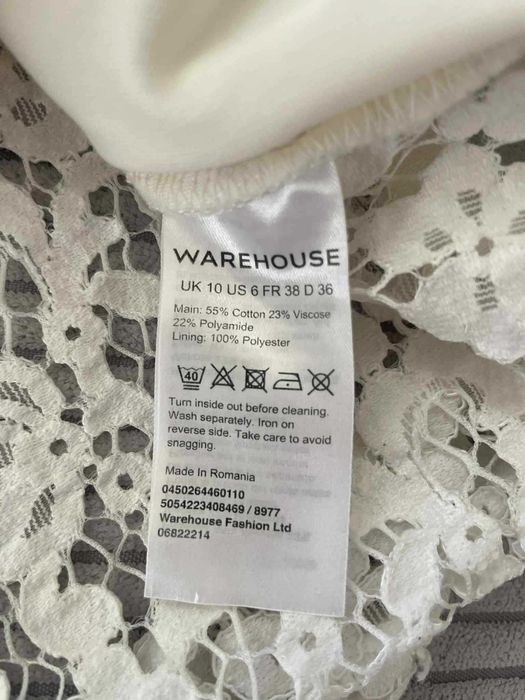 Koronkowa bluzka Warehouse S