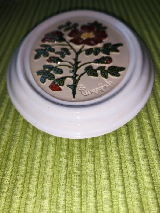 „GABRIEL SWEDEN" obrazek dzika róża.Piękny owalny dekoracyjny,subtenyl