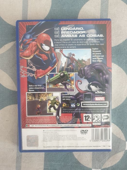 Jogo Ultimate Spider-Man PS2