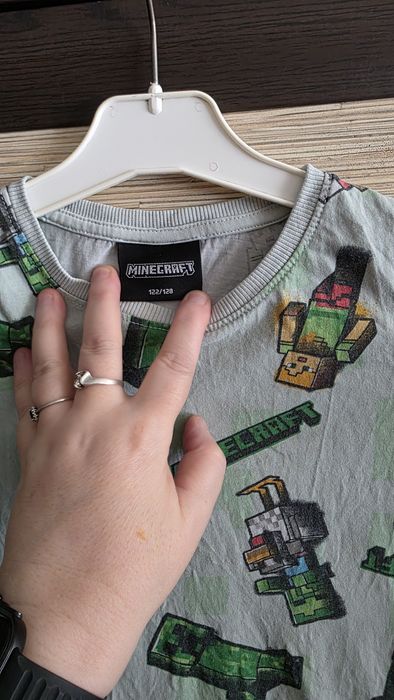 Tshirt chłopięcy Minecraft  122/128.