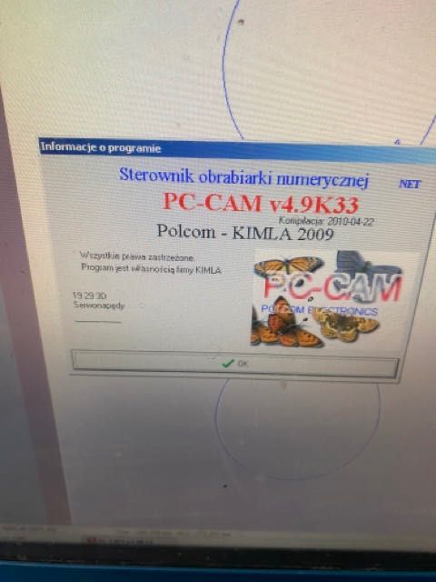 Bramowy Ploter Frezujący 2160 CNC Kimla 3 osie Pole robocze 210X600cm