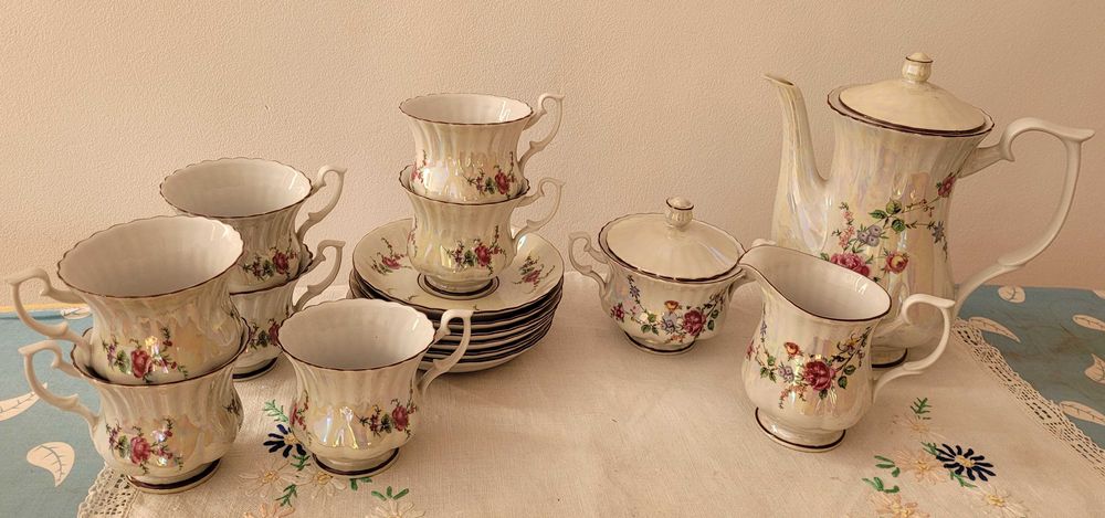 Zestaw do herbaty Chodzież PRL