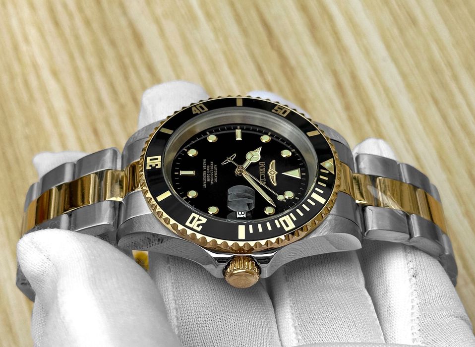 Годинник Invicta 8927OBXL Pro Diver 43 мм. Automatic Gold Black 200 MT