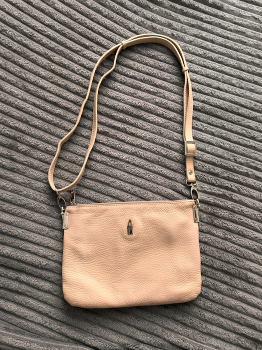 Różowa torebka skórzana Wojewodzic