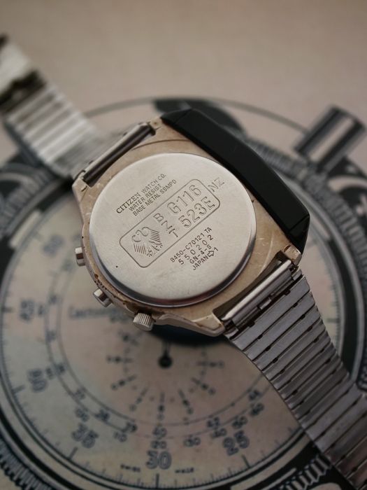 Citizen zegarek japoński vintage stary radio controlled piekny